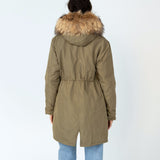 The Daily Long Parka in Khaki