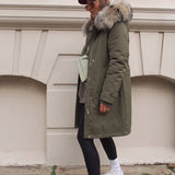 The Daily Long Parka in Khaki