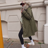 The Daily Long Parka in Khaki