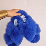 The Slippers in Cobalt