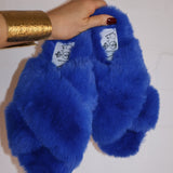 The Slippers in Cobalt