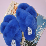 The Slippers in Cobalt