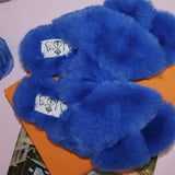 The Slippers in Cobalt