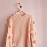 Pom Pom Sweater in Vanilla