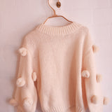 Pom Pom Sweater in Vanilla