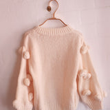 Pom Pom Sweater in Vanilla
