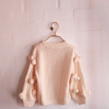 Pom Pom Sweater in Vanilla