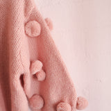 Pom Pom Sweater in Dusty Pink