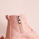 Kids Festival Boots in Dusty Pink