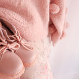 Pom Pom Sweater in Dusty Pink