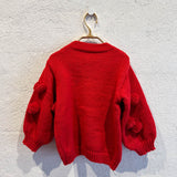 Pom Pom Sweater in Cherry - Mode & Affaire