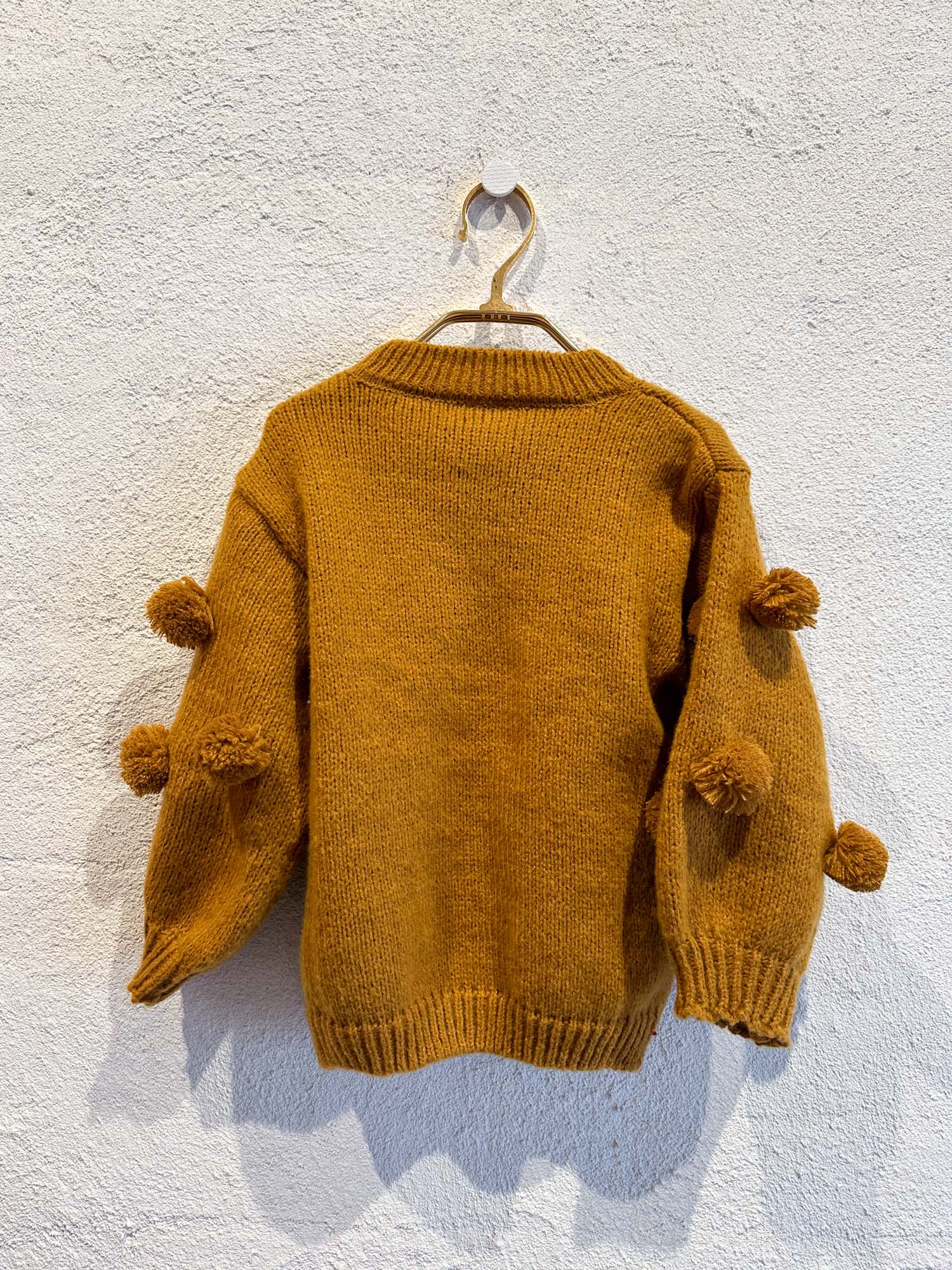 Pom Pom Sweater in Butterscotch - Mode & Affaire