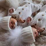 Baby Angora Beanie Snow Mini