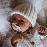 Baby Angora Beanie Snow Mini