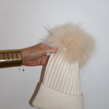 Angora Beanie Au Naturel