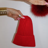 Angora Beanie Lucky Fortune