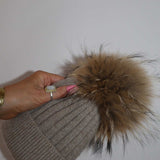 Angora Beanie Cedar