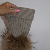 Angora Beanie Cedar