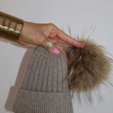 Angora Beanie Cedar