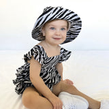 Zebra Linen Romper