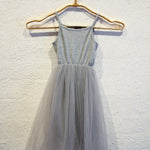Tutu Singlet Dress in Dove Grey - Mode & Affaire