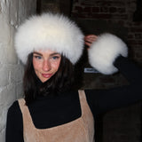 Fluffy Headband Snow