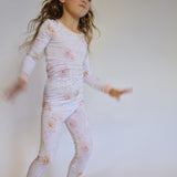 Watercolour Organic Bamboo Kids Pyjama Set