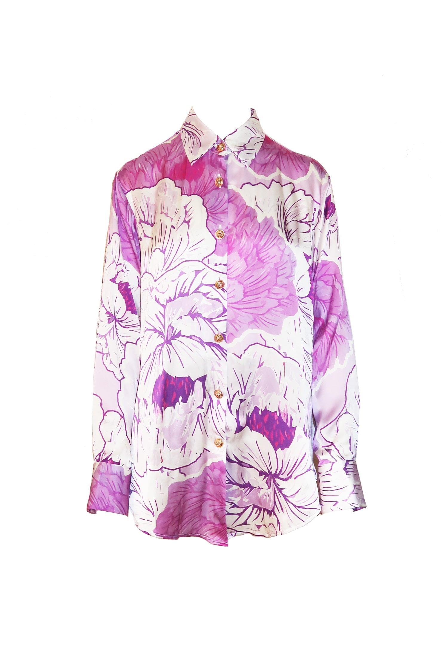 Lilac Dreams Silk Shirt - Mode & Affaire