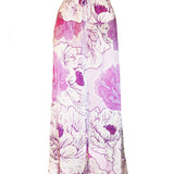 Lilac Dreams Silk Pants - Mode & Affaire