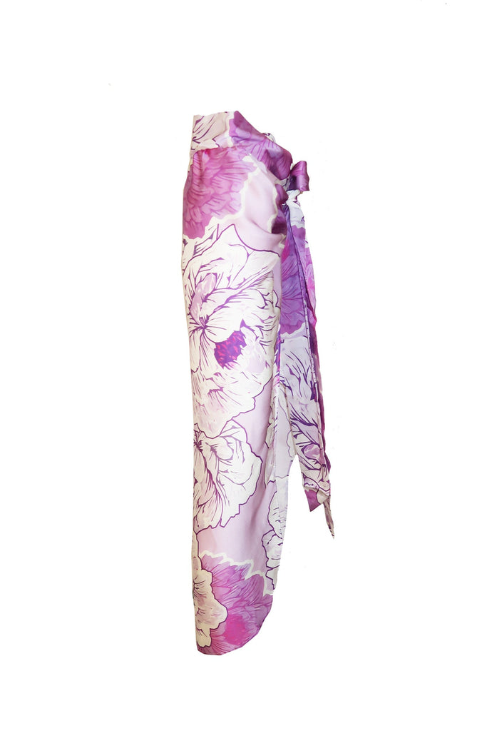 Lilac Dreams Wrap Skirt - Mode & Affaire