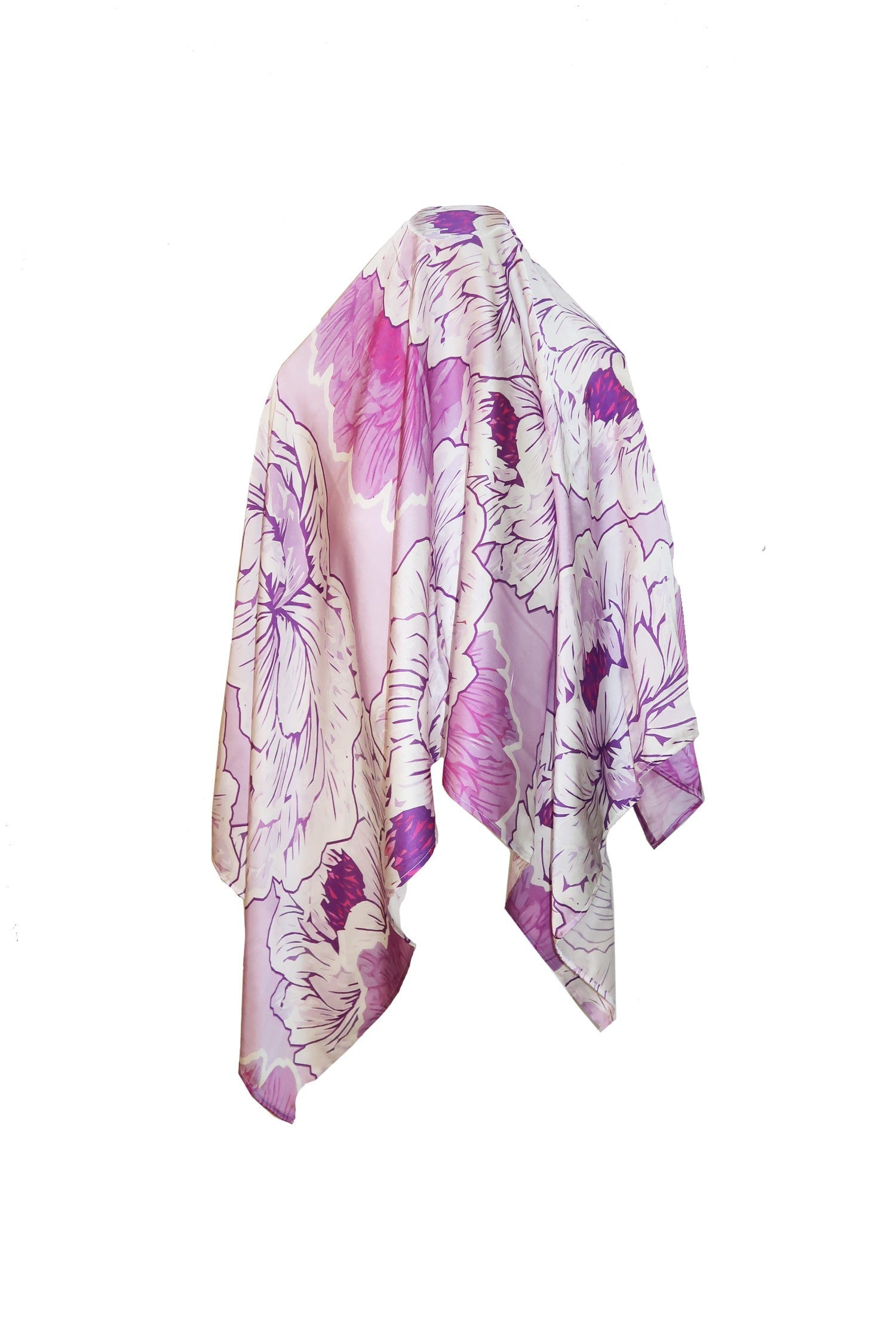 Lilac Dreams Silk Scarf - Mode & Affaire