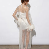 Giselle Long Line Beaded Gown