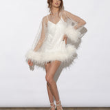 Gigi Feather Mini Dress