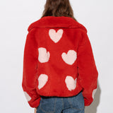 Queen Of Hearts Reverse Cropped Coat