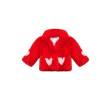 Queen Of Hearts Mini Coat Ruby