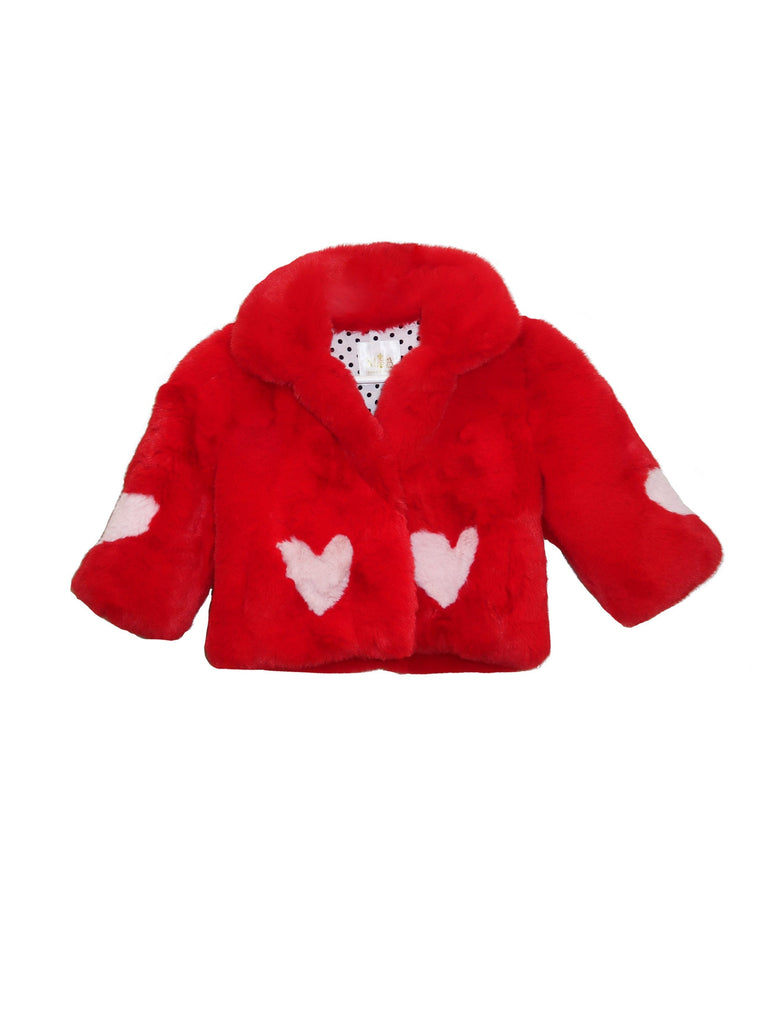 Queen Of Hearts Mini Reverse Coat - Mode & Affaire