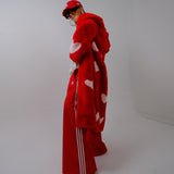 Queen Of Hearts Faux Coat Reverse