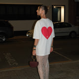 Oversized Heart Tee - Mon Chéri