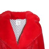 Queen Of Hearts Faux Coat Reverse - Mode & Affaire