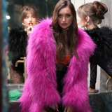 Aster Coat Shocking Pink  L