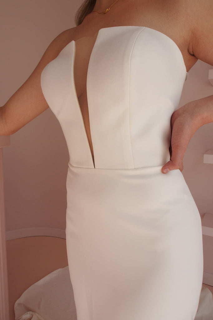 Santorini Strapless Gown - Mode & Affaire