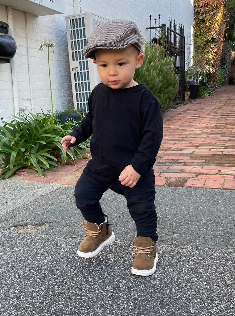 Kids Desert Boots in Tan - Mode & Affaire