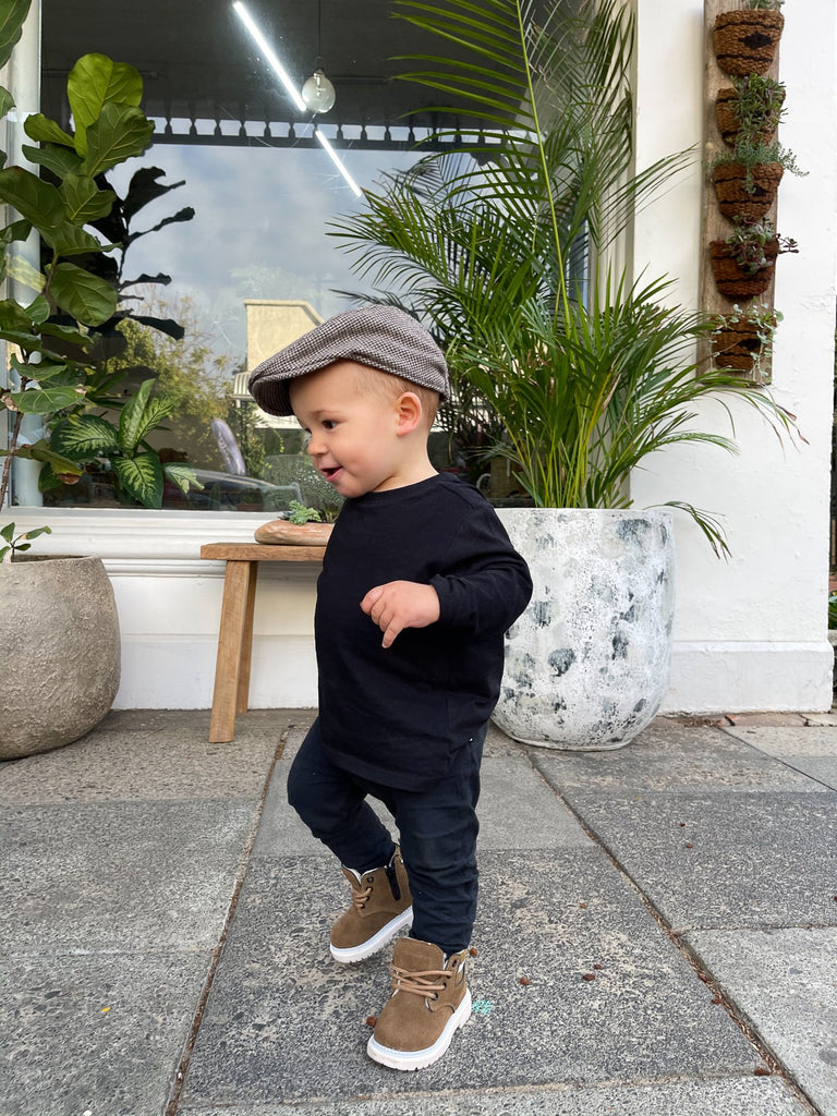 Kids Desert Boots in Tan - Mode & Affaire