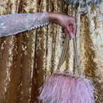 Odessa Ostrich Feather Blush - Mode & Affaire
