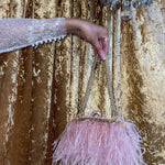 Odessa Ostrich Feather Blush - Mode & Affaire