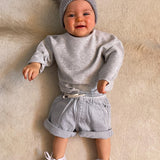 Baby Angora Beanie Silver Fox - Mode & Affaire