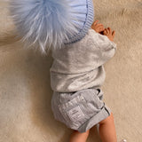 Baby Angora Beanie Azure - Mode & Affaire