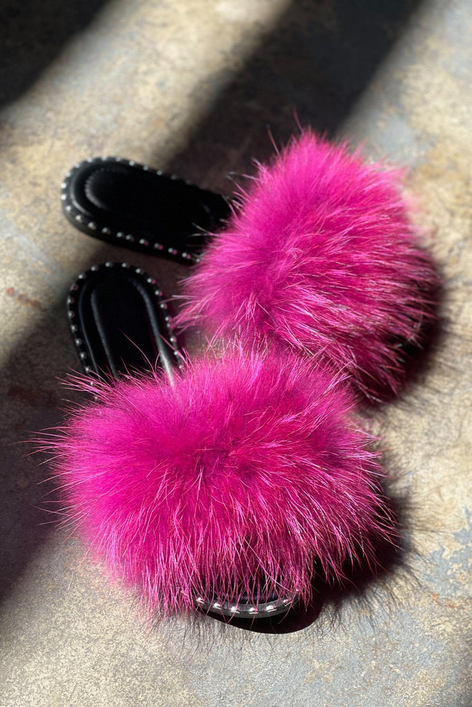 Lady Marmalade Studded Slide - Mode & Affaire