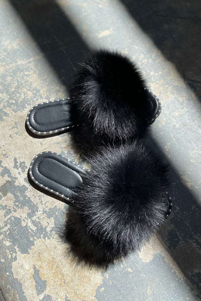 Lady Marmalade Studded Slide - Mode & Affaire