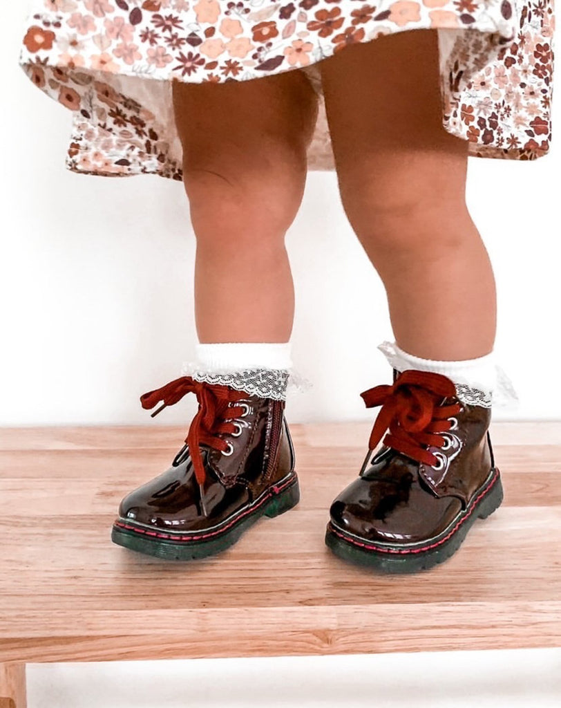 Kids Festival Boot in Mulberry - Mode & Affaire